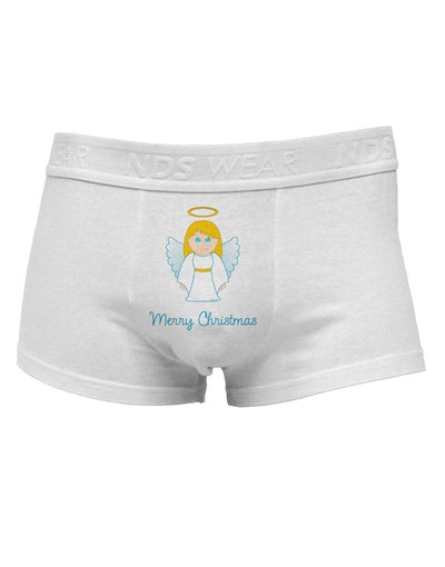 Merry Christmas Cute Angel Girl Mens Cotton Trunk Underwear-Men's Trunk Underwear-TooLoud-White-Small-Davson Sales