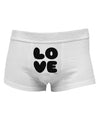 LOVE TextMens Cotton Trunk Underwear by TooLoud-Men's Trunk Underwear-TooLoud-White-Small-Davson Sales