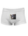 Staring Black Bear Mens Cotton Trunk Underwear-Men's Trunk Underwear-NDS Wear-White-Small-Davson Sales