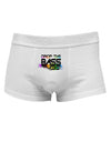 Paint Drop The Bass Mens Cotton Trunk Underwear-Men's Trunk Underwear-NDS Wear-White-Small-Davson Sales