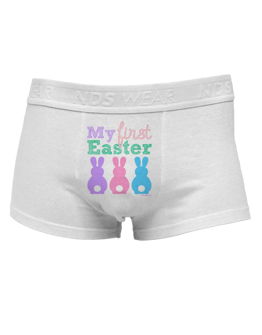 My First Easter - Three Bunnies Mens Cotton Trunk Underwear by TooLoud-Men's Trunk Underwear-NDS Wear-White-Small-Davson Sales