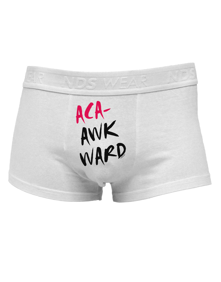 Aca-Awkward Mens Cotton Trunk Underwear-Men's Trunk Underwear-NDS Wear-White-Small-Davson Sales