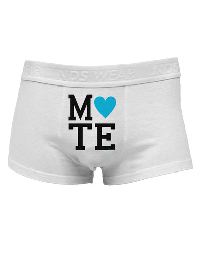 Matching Soulmate Design - Mate - BlueMens Cotton Trunk Underwear by TooLoud-Men's Trunk Underwear-TooLoud-White-Small-Davson Sales