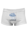 Happy Singles Awareness DayMens Cotton Trunk Underwear-Men's Trunk Underwear-NDS Wear-White-Small-Davson Sales