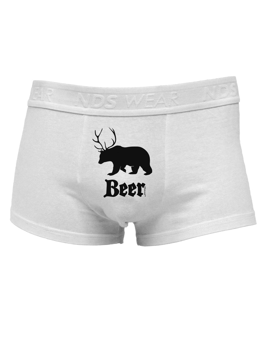 Beer Animal Mens Cotton Trunk Underwear-Men's Trunk Underwear-NDS Wear-White-Small-Davson Sales