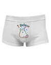 I Believe in Unicorns Mens Cotton Trunk Underwear-Men's Trunk Underwear-NDS Wear-White-Small-Davson Sales