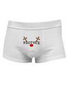 Matching Family Christmas Design - Reindeer - BrotherMens Cotton Trunk Underwear by TooLoud-Men's Trunk Underwear-NDS Wear-White-Small-Davson Sales