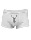 Majestic Stag Distressed Mens Cotton Trunk Underwear-Men's Trunk Underwear-NDS Wear-White-Small-Davson Sales