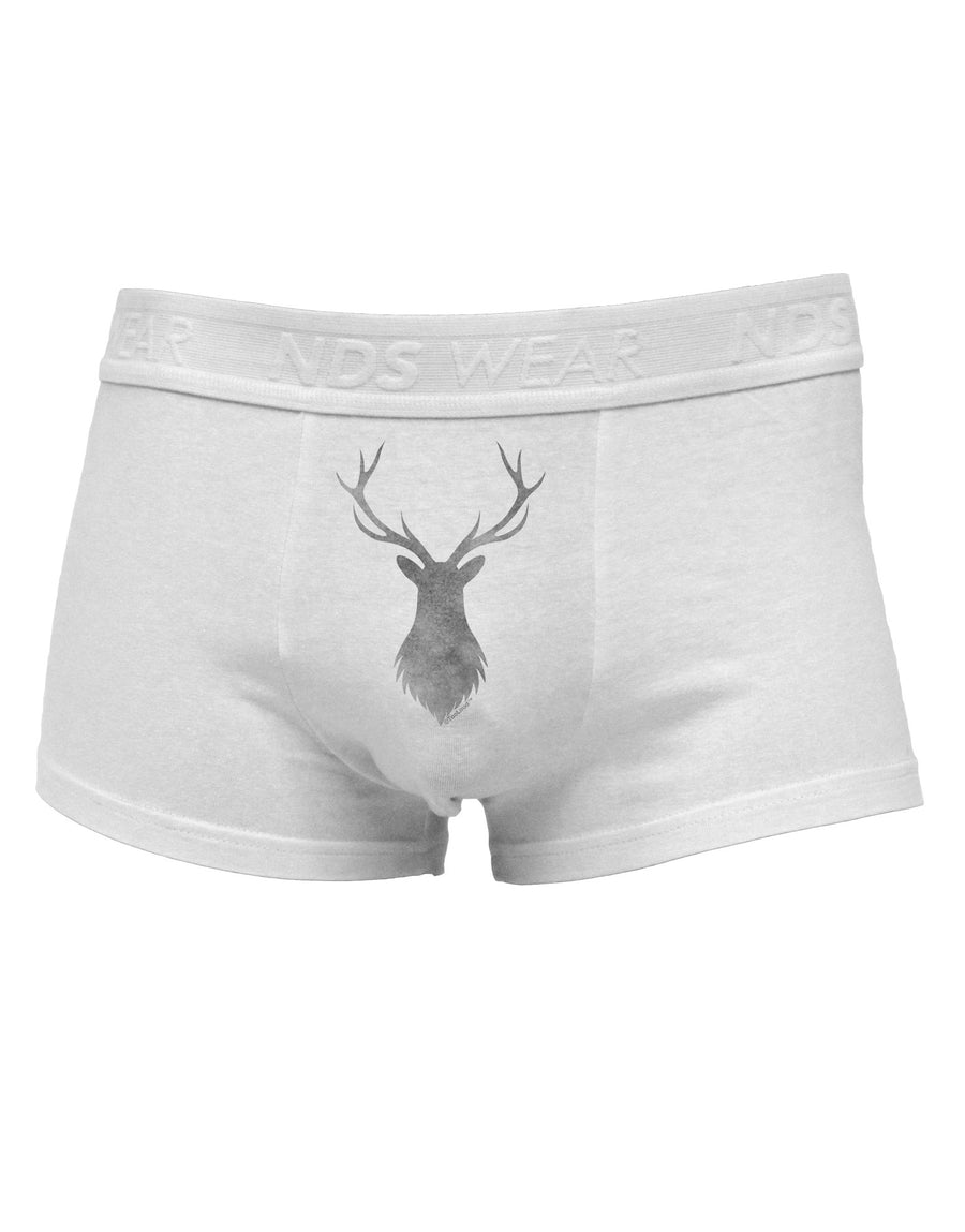 Majestic Stag Distressed Mens Cotton Trunk Underwear-Men's Trunk Underwear-NDS Wear-White-Small-Davson Sales