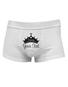 Personalized Princess -Name- Design Mens Cotton Trunk Underwear-Men's Trunk Underwear-NDS Wear-White-Small-Davson Sales