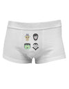 Four Lil Monsters - Halloween Design Mens Cotton Trunk Underwear-Men's Trunk Underwear-TooLoud-White-Small-Davson Sales