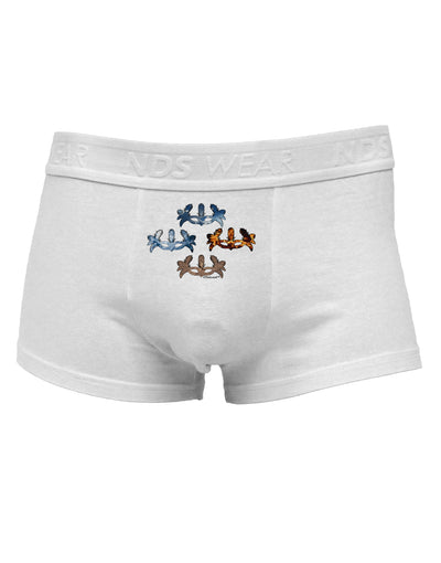 Four Elemental Masquerade MasksMens Cotton Trunk Underwear by TooLoud-Men's Trunk Underwear-NDS Wear-White-Small-Davson Sales