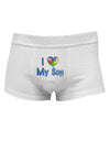 I Heart My Son - Autism Awareness Mens Cotton Trunk Underwear by TooLoud-Men's Trunk Underwear-NDS Wear-White-Small-Davson Sales