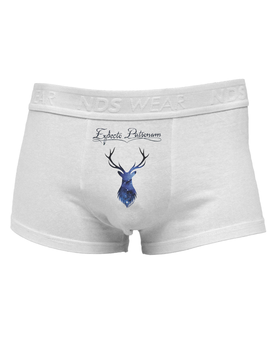 Expecto Patronum Space Stag Mens Cotton Trunk Underwear-Men's Trunk Underwear-NDS Wear-White-Small-Davson Sales