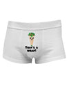 Thats A Wrap Cute Wrap Mens Cotton Trunk Underwear-Men's Trunk Underwear-NDS Wear-White-Small-Davson Sales