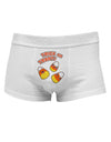 TooLoud Trick or Treat Cute Candy Corn Halloween Mens Cotton Trunk Underwear-Men's Trunk Underwear-TooLoud-White-Small-Davson Sales