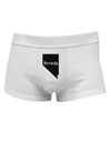 Nevada - United States Shape Mens Cotton Trunk Underwear by TooLoud-Men's Trunk Underwear-NDS Wear-White-Small-Davson Sales