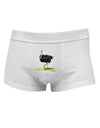 Ostrich Watercolor Mens Cotton Trunk Underwear-Men's Trunk Underwear-NDS Wear-White-Small-Davson Sales