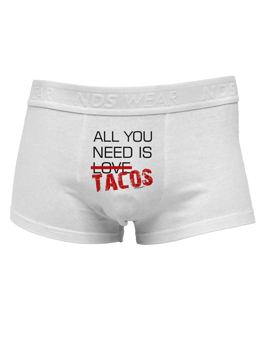 All You Need Is Tacos Mens Cotton Trunk Underwear-Men's Trunk Underwear-NDS Wear-White-Small-Davson Sales