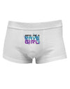 Send Me A Rave Girl Mens Cotton Trunk Underwear-Men's Trunk Underwear-NDS Wear-White-Small-Davson Sales