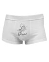 Gemini Constellation Mens Cotton Trunk Underwear-Men's Trunk Underwear-NDS Wear-White-Small-Davson Sales