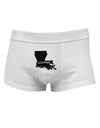 Louisiana - United States Shape Mens Cotton Trunk Underwear by TooLoud-Men's Trunk Underwear-NDS Wear-White-Small-Davson Sales