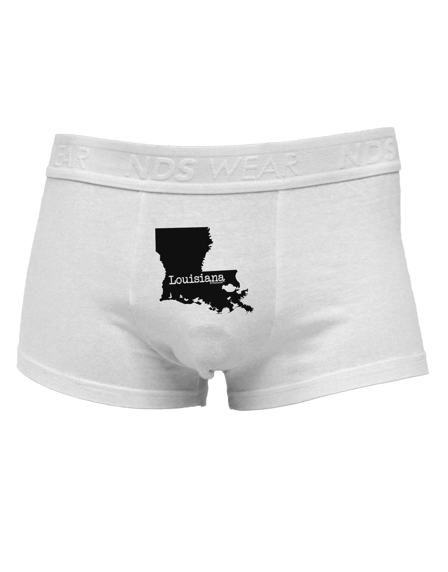 Louisiana - United States Shape Mens Cotton Trunk Underwear by TooLoud-Men's Trunk Underwear-NDS Wear-White-Small-Davson Sales