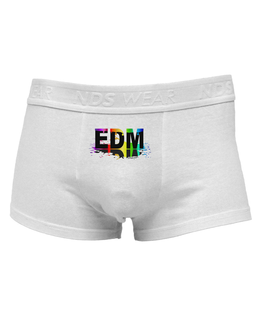 Paint EDM Mens Cotton Trunk Underwear-Men's Trunk Underwear-NDS Wear-White-Small-Davson Sales