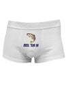 Rainbow Trout Reel Em In Mens Cotton Trunk Underwear-Men's Trunk Underwear-NDS Wear-White-Small-Davson Sales