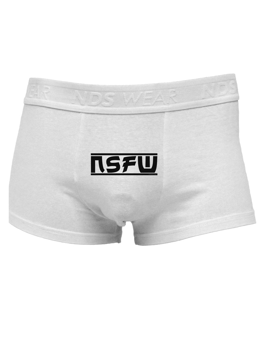 NSFW Not Safe For Work Mens Cotton Trunk Underwear by TooLoud-Men's Trunk Underwear-NDS Wear-White-Small-Davson Sales