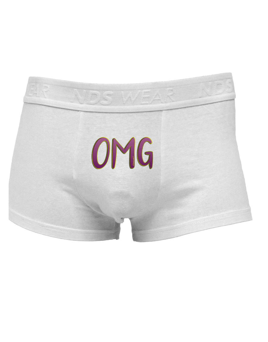 OMG Mens Cotton Trunk Underwear by TooLoud-Men's Trunk Underwear-NDS Wear-White-Small-Davson Sales