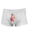 Monkey in Tree Watercolor Mens Cotton Trunk Underwear-Men's Trunk Underwear-NDS Wear-White-Small-Davson Sales