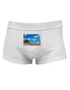 Colorado Landscape Ruins Mens Cotton Trunk Underwear-Men's Trunk Underwear-NDS Wear-White-Small-Davson Sales