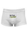 But First Tequila Mens Cotton Trunk Underwear-Men's Trunk Underwear-NDS Wear-White-Small-Davson Sales