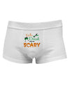 Eat Drink Scary Green Mens Cotton Trunk Underwear-Men's Trunk Underwear-NDS Wear-White-Small-Davson Sales