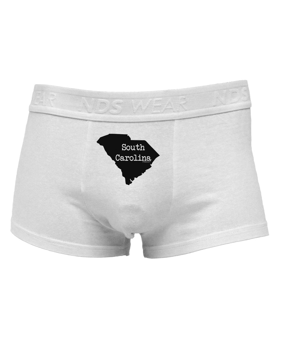 South Carolina - United States Shape Mens Cotton Trunk Underwear by TooLoud-Men's Trunk Underwear-NDS Wear-White-Small-Davson Sales