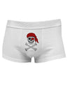 Pirate Skull Mens Cotton Trunk Underwear-Men's Trunk Underwear-NDS Wear-White-Small-Davson Sales