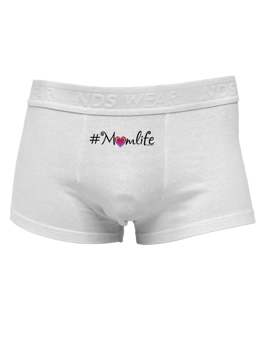 Hashtag Momlife Mens Cotton Trunk Underwear-Men's Trunk Underwear-NDS Wear-White-Small-Davson Sales