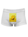 Brontosaurus and Pterodactyl Silhouettes with Sun Mens Cotton Trunk Underwear by TooLoud-Men's Trunk Underwear-NDS Wear-White-Small-Davson Sales