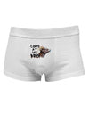 Come At Me Bro Big Horn Mens Cotton Trunk Underwear-Men's Trunk Underwear-NDS Wear-White-Small-Davson Sales