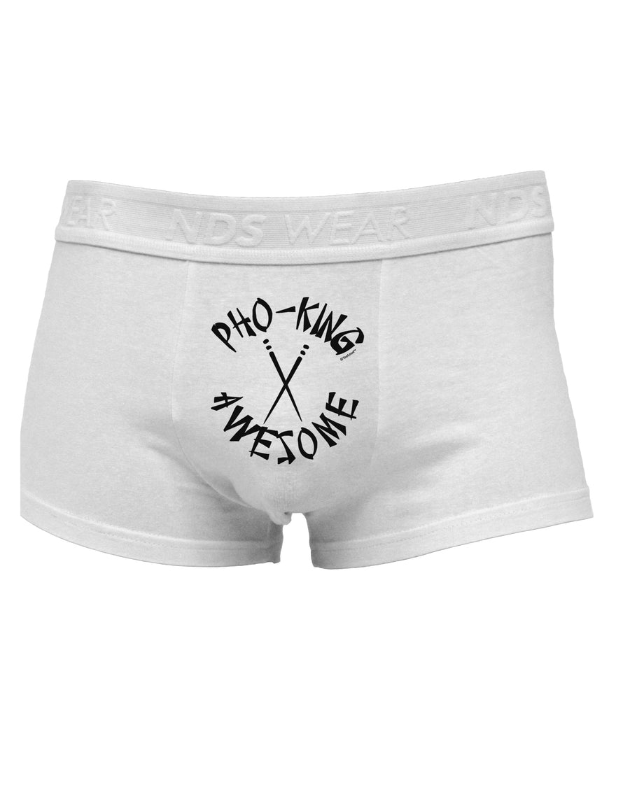 PHO KING AWESOME, Funny Vietnamese Soup Vietnam Foodie Mens Cotton Trunk Underwear-Men's Trunk Underwear-NDS Wear-White-Small-Davson Sales