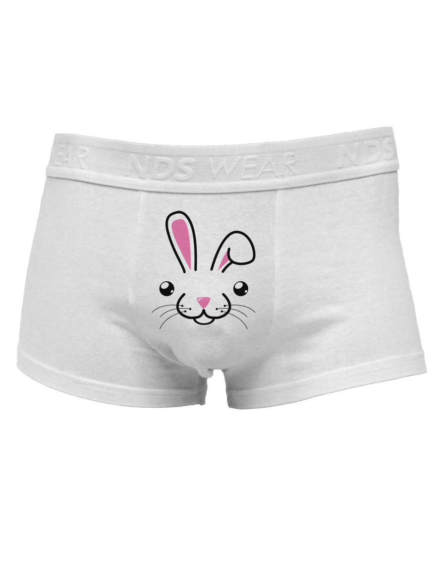 Cute Bunny Face Mens Cotton Trunk Underwear-Men's Trunk Underwear-NDS Wear-White-Small-Davson Sales