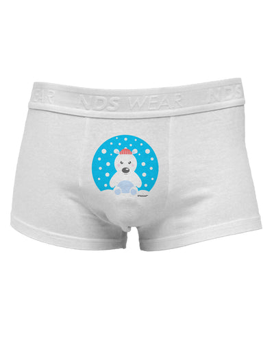 Cute Polar Bear - Christmas Mens Cotton Trunk Underwear by TooLoud-Men's Trunk Underwear-NDS Wear-White-Small-Davson Sales