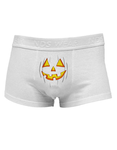 Halloween Glow Smiling Jack O Lantern Mens Cotton Trunk Underwear-Men's Trunk Underwear-TooLoud-White-Small-Davson Sales