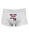 One Fine Piece Of - Democrat Mens Cotton Trunk Underwear-Men's Trunk Underwear-NDS Wear-White-Small-Davson Sales