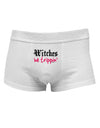 Witches Be Trippin Mens Cotton Trunk Underwear-Men's Trunk Underwear-NDS Wear-White-Small-Davson Sales