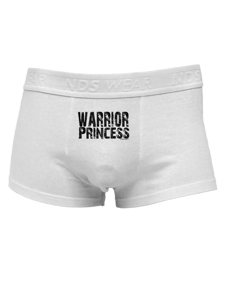 Warrior Princess Black and White Mens Cotton Trunk Underwear-Men's Trunk Underwear-NDS Wear-White-Small-Davson Sales