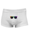 Pride Rainbow Glasses Mens Cotton Trunk Underwear by TooLoud-Men's Trunk Underwear-NDS Wear-White-Small-Davson Sales