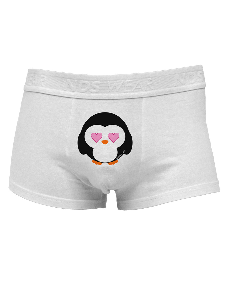 Cute Penguin - Heart Eyes Mens Cotton Trunk Underwear by TooLoud-Men's Trunk Underwear-TooLoud-White-Small-Davson Sales