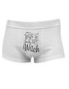 She's My Witch Mens Cotton Trunk Underwear-Men's Trunk Underwear-NDS Wear-White-Small-Davson Sales